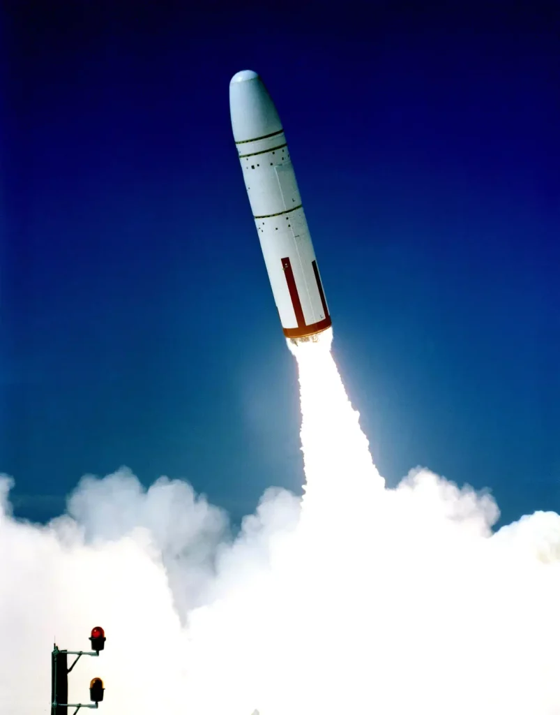 The 17th Trident I C4 flight test missile lifts off from Pad 25C on December 16, 1978. 